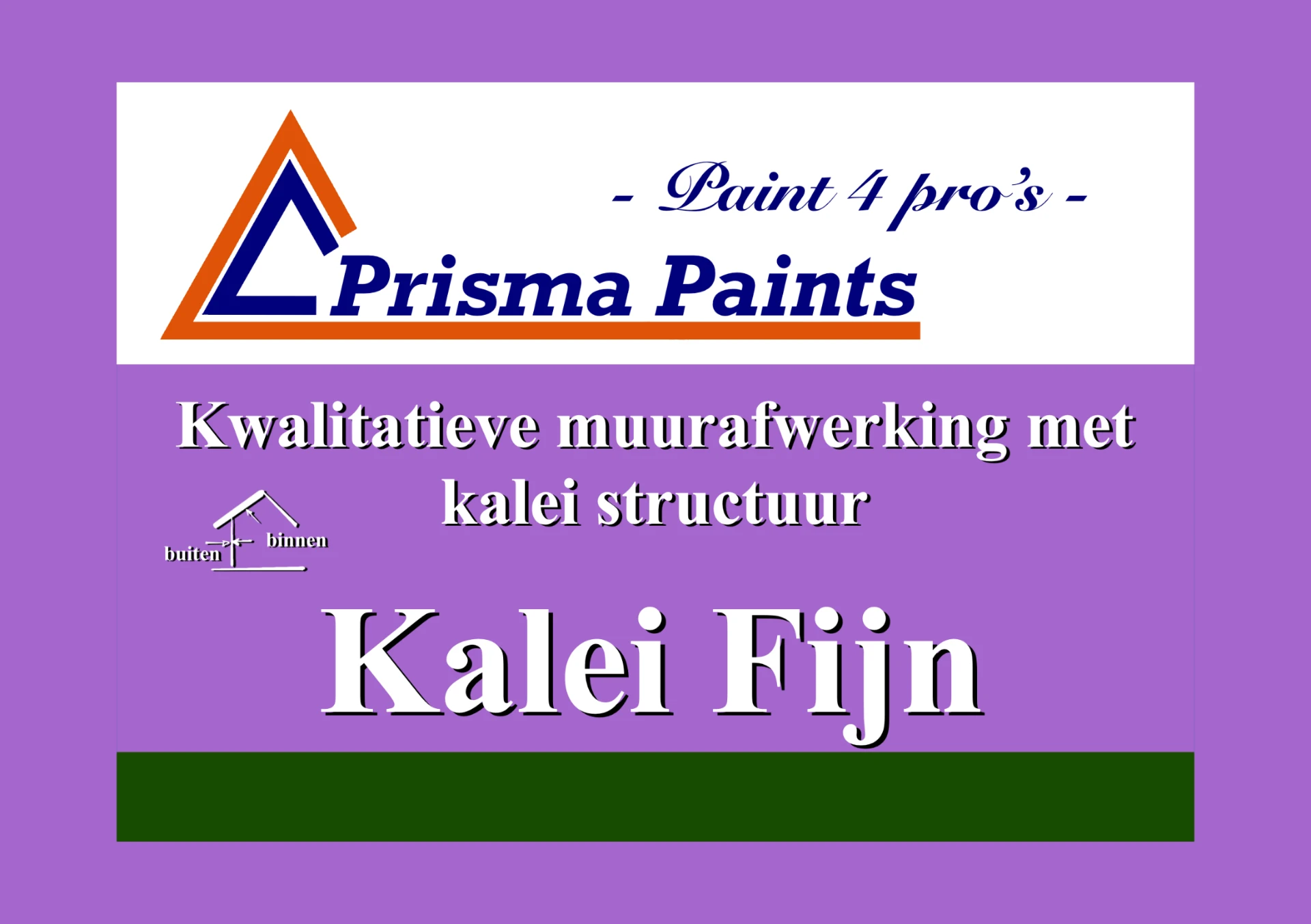Etiket van Prisma Paints Kalei Fijn