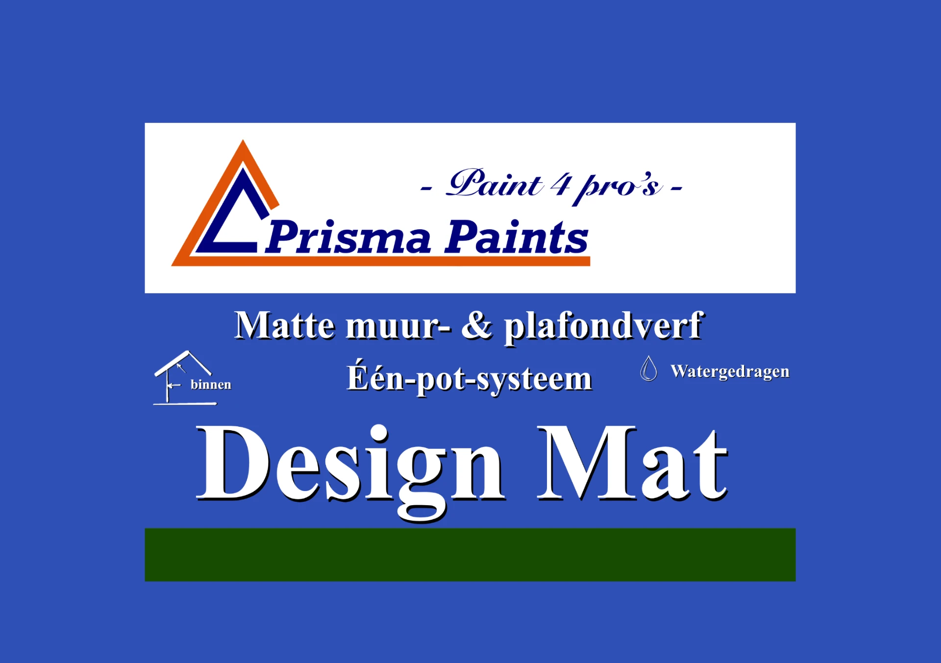 Etiket van Prisma Paints Design Mat