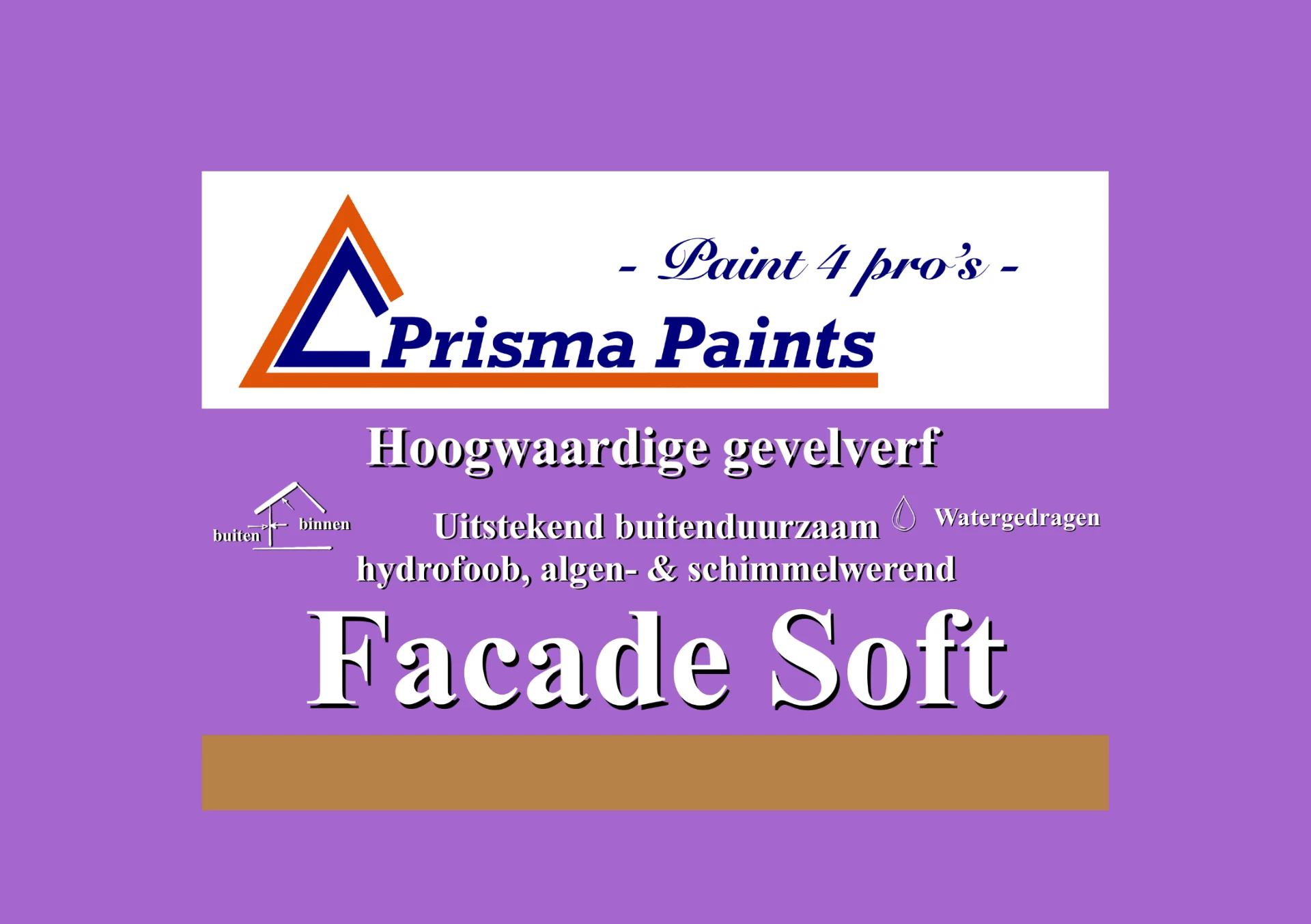 Etiket van Prisma Paints Facade Soft